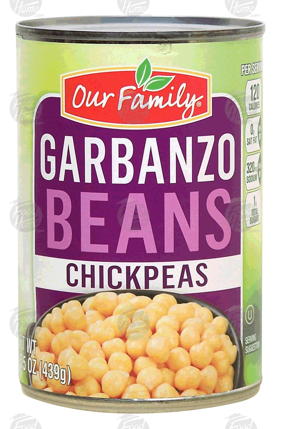 Our Family  garbanzo beans, chick peas Full-Size Picture